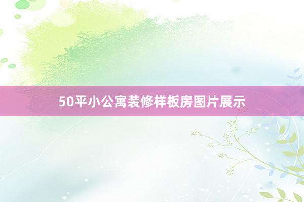 50平小公寓装修样板房图片展示